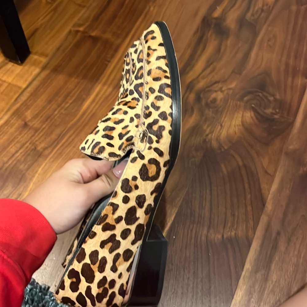 animal print dolce vita loafers